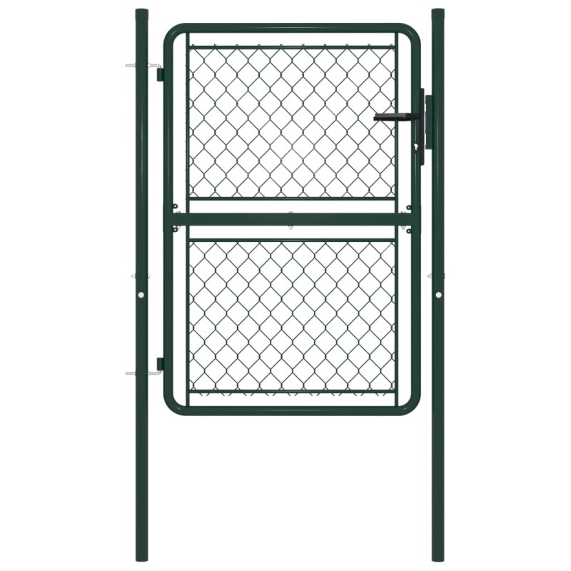 vidaXL Gartentor Stahl 100×125 cm Grün vidaXL Gartentor Stahl 100×125 cm Grün