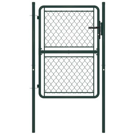 vidaXL Gartentor Stahl 100×125 cm Grün