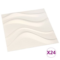 vidaXL Wandpaneele 24 Stk. 3D 0,5×0,5 m 6 m²