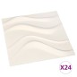 vidaXL Wandpaneele 24 Stk. 3D 0,5×0,5 m 6 m² vidaXL Wandpaneele 24 Stk. 3D 0,5×0,5 m 6 m²