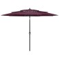 vidaXL Sonnenschirm mit Aluminium-Mast 3-lagig Bordeauxrot 3 m vidaXL Sonnenschirm mit Aluminium-Mast 3-lagig Bordeauxrot 3 m