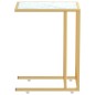 vidaXL Computer-Beistelltisch Weiß Marmor 50x35x65 cm Hartglas vidaXL Computer-Beistelltisch Weiß Marmor 50x35x65 cm Hartglas