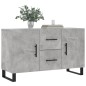 vidaXL Sideboard Betongrau 100x36x60 cm Holzwerkstoff vidaXL Sideboard Betongrau 100x36x60 cm Holzwerkstoff