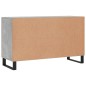 vidaXL Sideboard Betongrau 100x36x60 cm Holzwerkstoff vidaXL Sideboard Betongrau 100x36x60 cm Holzwerkstoff