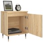 vidaXL Nachttische 2 Stk. Sonoma-Eiche 40x30x50 cm Holzwerkstoff vidaXL Nachttische 2 Stk. Sonoma-Eiche 40x30x50 cm Holzwerkstoff