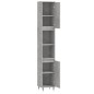 vidaXL Badschrank Betongrau 30x30x190 cm Holzwerkstoff vidaXL Badschrank Betongrau 30x30x190 cm Holzwerkstoff