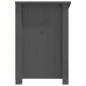 vidaXL TV-Schrank Grau 114x35x52 cm Massivholz Kiefer vidaXL TV-Schrank Grau 114x35x52 cm Massivholz Kiefer