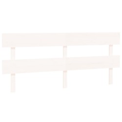 vidaXL Kopfteil Weiß 184x3x81 cm Massivholz Kiefer