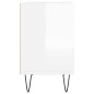 vidaXL TV-Schrank Hochglanz-Weiß 103,5x30x50 cm Holzwerkstoff vidaXL TV-Schrank Hochglanz-Weiß 103,5x30x50 cm Holzwerkstoff