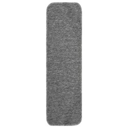 vidaXL Antirutsch Stufenmatten 15 Stk. 75x20 cm Grau Rechteckig