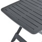 vidaXL Gartentisch Klappbar Anthrazit 79 x 72 x 70 cm Kunststoff vidaXL Gartentisch Klappbar Anthrazit 79 x 72 x 70 cm Kunststoff