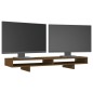 vidaXL Monitorständer Honigbraun 100x27x14 cm Massivholz Kiefer vidaXL Monitorständer Honigbraun 100x27x14 cm Massivholz Kiefer