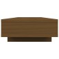 vidaXL Monitorständer Honigbraun 100x27x14 cm Massivholz Kiefer vidaXL Monitorständer Honigbraun 100x27x14 cm Massivholz Kiefer