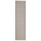 vidaXL Teppich Natur Sisal 80x300 cm Sandfarbe vidaXL Teppich Natur Sisal 80x300 cm Sandfarbe