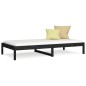 vidaXL Tagesbett Schwarz 90x200 cm Massivholz Kiefer vidaXL Tagesbett Schwarz 90x200 cm Massivholz Kiefer