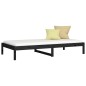 vidaXL Tagesbett Schwarz 90x200 cm Massivholz Kiefer vidaXL Tagesbett Schwarz 90x200 cm Massivholz Kiefer