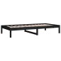vidaXL Tagesbett Schwarz 90x200 cm Massivholz Kiefer vidaXL Tagesbett Schwarz 90x200 cm Massivholz Kiefer