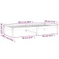 vidaXL Tagesbett Schwarz 90x200 cm Massivholz Kiefer vidaXL Tagesbett Schwarz 90x200 cm Massivholz Kiefer
