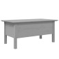 vidaXL Couchtisch BODO Grau 100x55x46 cm Massivholz Kiefer vidaXL Couchtisch BODO Grau 100x55x46 cm Massivholz Kiefer