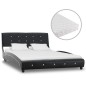Bett mit Matratze Schwarz Kunstleder 120 x 200 cm Bett mit Matratze Schwarz Kunstleder 120 x 200 cm