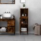 vidaXL Badschrank Räuchereiche 30x30x100 cm Holzwerkstoff vidaXL Badschrank Räuchereiche 30x30x100 cm Holzwerkstoff