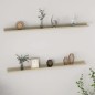 vidaXL Wandregale 2 Stk. Sonoma-Eiche 115x9x3 cm vidaXL Wandregale 2 Stk. Sonoma-Eiche 115x9x3 cm