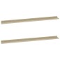 vidaXL Wandregale 2 Stk. Sonoma-Eiche 115x9x3 cm vidaXL Wandregale 2 Stk. Sonoma-Eiche 115x9x3 cm