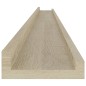 vidaXL Wandregale 2 Stk. Sonoma-Eiche 115x9x3 cm vidaXL Wandregale 2 Stk. Sonoma-Eiche 115x9x3 cm