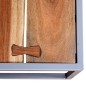 vidaXL Zweiteiliges Couchtisch-Set Akazienholz Massiv vidaXL Zweiteiliges Couchtisch-Set Akazienholz Massiv