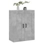 vidaXL Wandschrank Betongrau 69,5x34x90 cm Holzwerkstoff vidaXL Wandschrank Betongrau 69,5x34x90 cm Holzwerkstoff