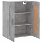 vidaXL Wandschrank Betongrau 69,5x34x90 cm Holzwerkstoff vidaXL Wandschrank Betongrau 69,5x34x90 cm Holzwerkstoff