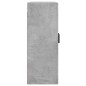 vidaXL Wandschrank Betongrau 69,5x34x90 cm Holzwerkstoff vidaXL Wandschrank Betongrau 69,5x34x90 cm Holzwerkstoff