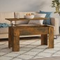 vidaXL Couchtisch Räuchereiche 101x49x52 cm Holzwerkstoff vidaXL Couchtisch Räuchereiche 101x49x52 cm Holzwerkstoff