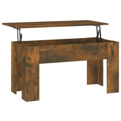 vidaXL Couchtisch Räuchereiche 101x49x52 cm Holzwerkstoff