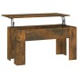 vidaXL Couchtisch Räuchereiche 101x49x52 cm Holzwerkstoff vidaXL Couchtisch Räuchereiche 101x49x52 cm Holzwerkstoff