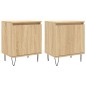 vidaXL Nachttische 2 Stk. Sonoma-Eiche 40x30x50 cm Holzwerkstoff vidaXL Nachttische 2 Stk. Sonoma-Eiche 40x30x50 cm Holzwerkstoff