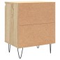 vidaXL Nachttische 2 Stk. Sonoma-Eiche 40x30x50 cm Holzwerkstoff vidaXL Nachttische 2 Stk. Sonoma-Eiche 40x30x50 cm Holzwerkstoff