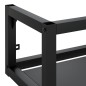 vidaXL Badezimmer Wand-Waschtischgestell Schwarz 40x38x31 cm Eisen vidaXL Badezimmer Wand-Waschtischgestell Schwarz 40x38x31 cm Eisen