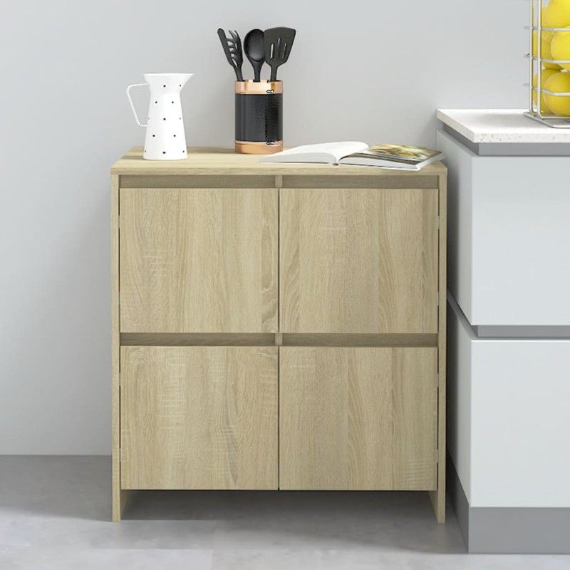 vidaXL Sideboard Sonoma-Eiche 70x41x75 cm Holzwerkstoff vidaXL Sideboard Sonoma-Eiche 70x41x75 cm Holzwerkstoff