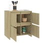vidaXL Sideboard Sonoma-Eiche 70x41x75 cm Holzwerkstoff vidaXL Sideboard Sonoma-Eiche 70x41x75 cm Holzwerkstoff