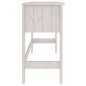 vidaXL Schreibtisch HAMAR Weiß 110x40x75 cm Massivholz Kiefer vidaXL Schreibtisch HAMAR Weiß 110x40x75 cm Massivholz Kiefer