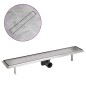 vidaXL Duschablauf Linear 730x140 mm Edelstahl vidaXL Duschablauf Linear 730x140 mm Edelstahl