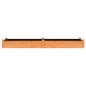 vidaXL Hochbeet mit Einsatz Braun 240x60x25 cm Massivholz Tanne vidaXL Hochbeet mit Einsatz Braun 240x60x25 cm Massivholz Tanne
