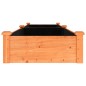 vidaXL Hochbeet mit Einsatz Braun 240x60x25 cm Massivholz Tanne vidaXL Hochbeet mit Einsatz Braun 240x60x25 cm Massivholz Tanne