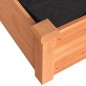 vidaXL Hochbeet mit Einsatz Braun 240x60x25 cm Massivholz Tanne vidaXL Hochbeet mit Einsatz Braun 240x60x25 cm Massivholz Tanne