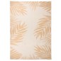 vidaXL Outdoor-Teppich Flachgewebe 140x200 cm Blattmuster vidaXL Outdoor-Teppich Flachgewebe 140x200 cm Blattmuster