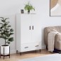 vidaXL Highboard Hochglanz-Weiß 69,5x31x115 cm Holzwerkstoff vidaXL Highboard Hochglanz-Weiß 69,5x31x115 cm Holzwerkstoff