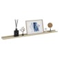 vidaXL Wandregale 2 Stk. Weiß und Sonoma-Eiche 115x9x3 cm vidaXL Wandregale 2 Stk. Weiß und Sonoma-Eiche 115x9x3 cm