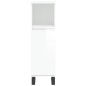 vidaXL Badschrank Hochglanz-Weiß 30x30x100 cm Holzwerkstoff vidaXL Badschrank Hochglanz-Weiß 30x30x100 cm Holzwerkstoff