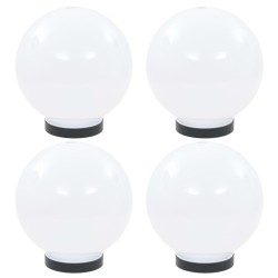 LED-Gartenleuchten 4 Stk. Kugelförmig 20 cm PMMA